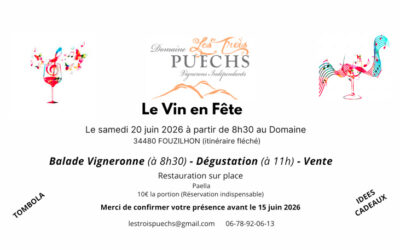 Le vin en fête au domaine